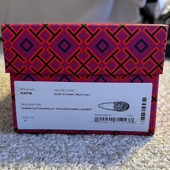 NTW Tory Burch Yasmin Flat Espadrilles - Picture 7 of 9